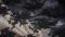 Сетка вышивка Букетик черная