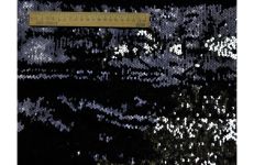 Пайетка двусторонняя Южная ночь черно синяя