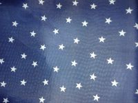 Подклад легкий принт Звездочки на синем