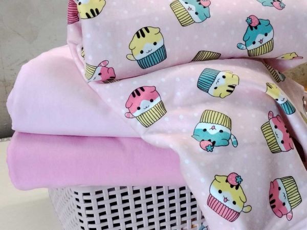 Інтерлок принт Кошеня Ласунчик